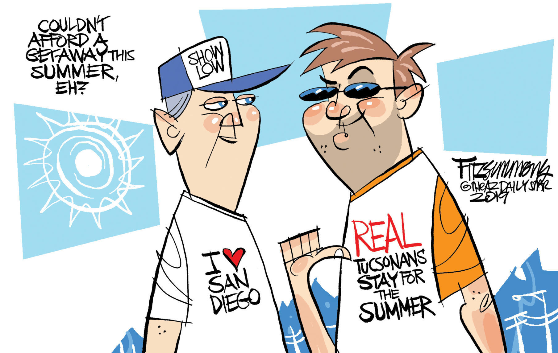 Daily Fitz Cartoon: Summer